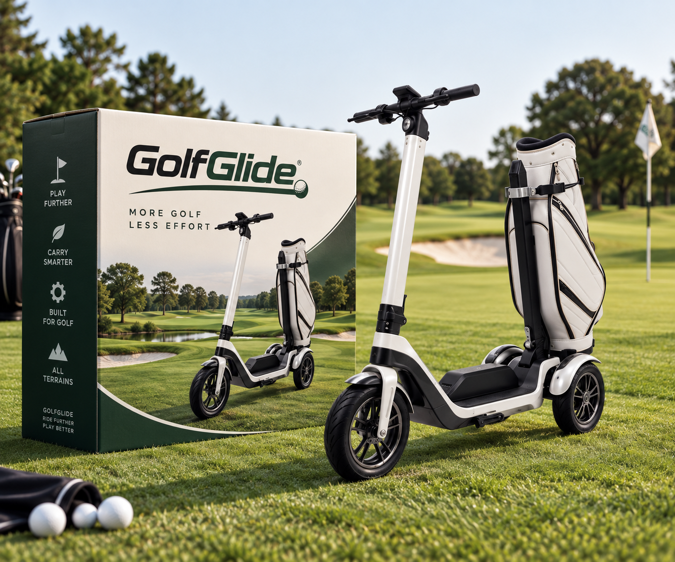 GolfGlide in White