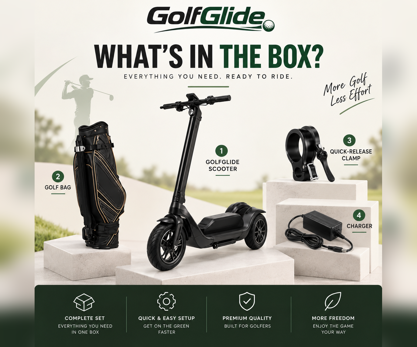 Everything included with GolfGlide