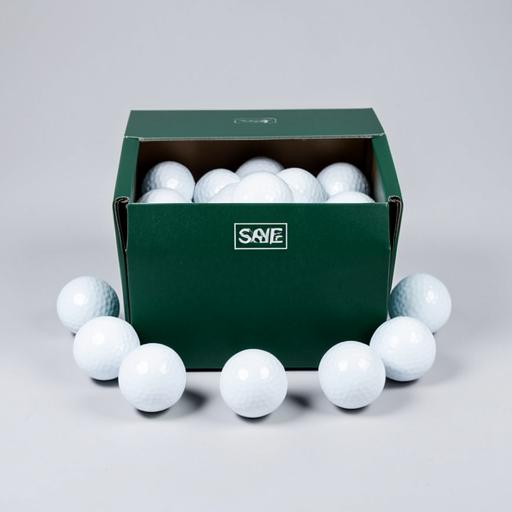 GolfGlide Branded Golf Balls – 12 Pack